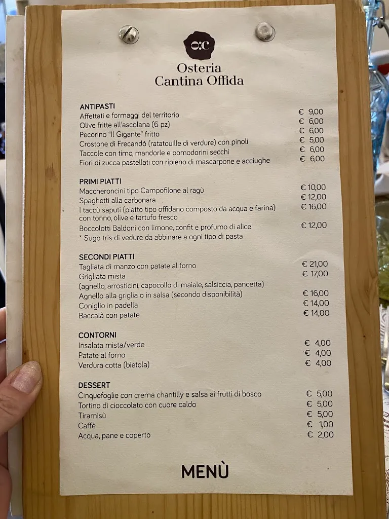 Menu_Cantina Offida_Offida_image_3