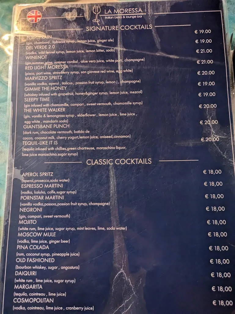 Menu_La Moressa italian bistro_Palmiano_image_1
