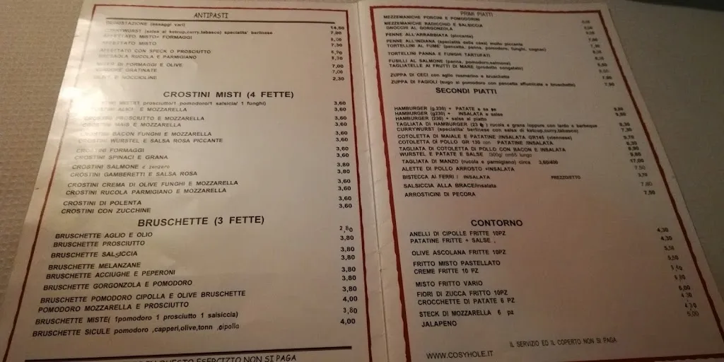 Menu_Pizzeria Birreria Dino Cosy Hole_Pedaso_image_2