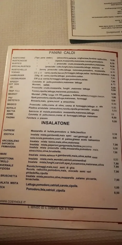 Menu_Pizzeria Birreria Dino Cosy Hole_Pedaso_image_3