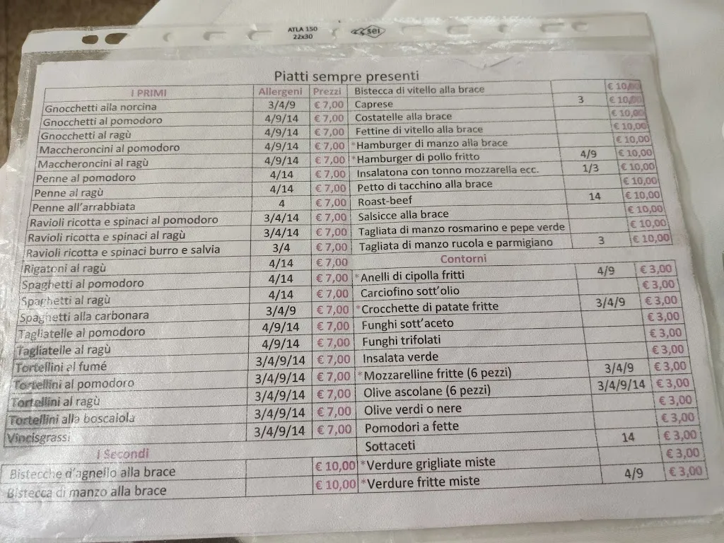 Menu_Hotel Ristorante 