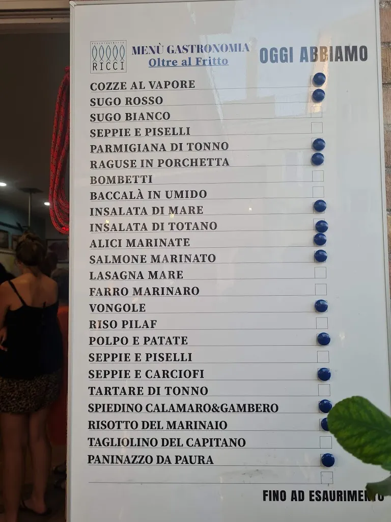 Menu_Ricci Pescato & Fritto di Ricci Fernando_Numana_image_1