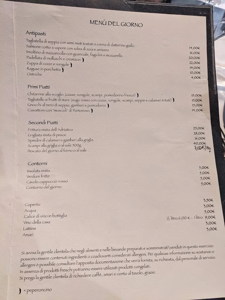 Menu_Ristorante da Silvio_Numana_image_1