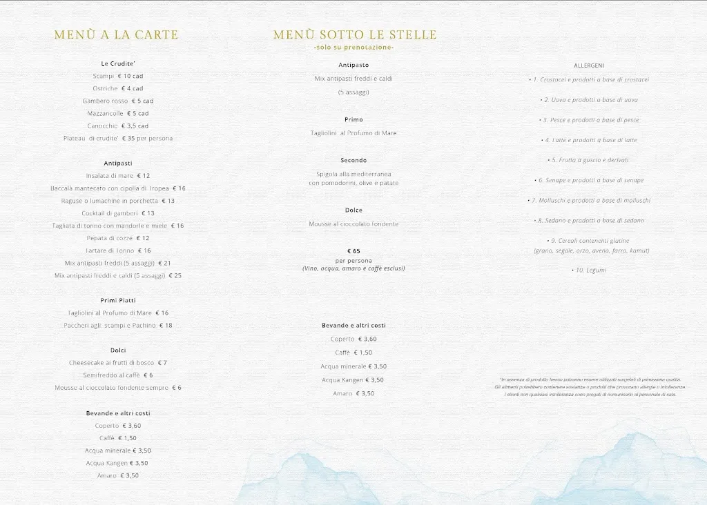 Menü_Alta Marea SeaFood & Aperitif_Numana_Bild_1