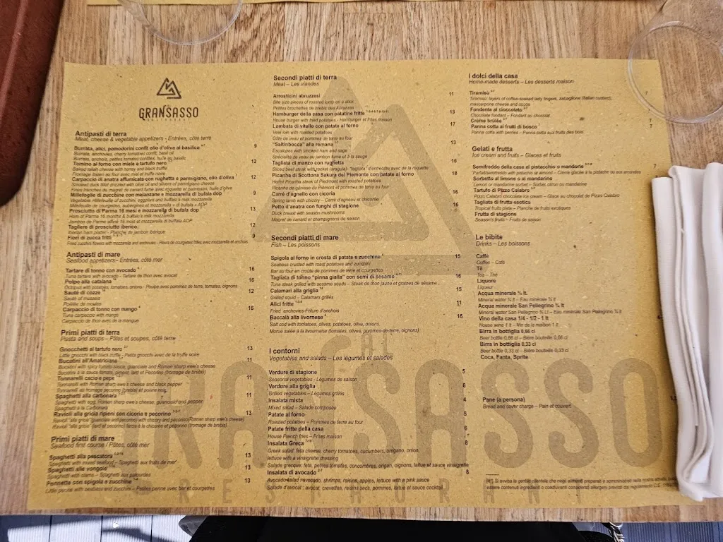 Menu_Trattoria Al Gran Sasso - dal 1965_Pie' del Sasso_immagine_3