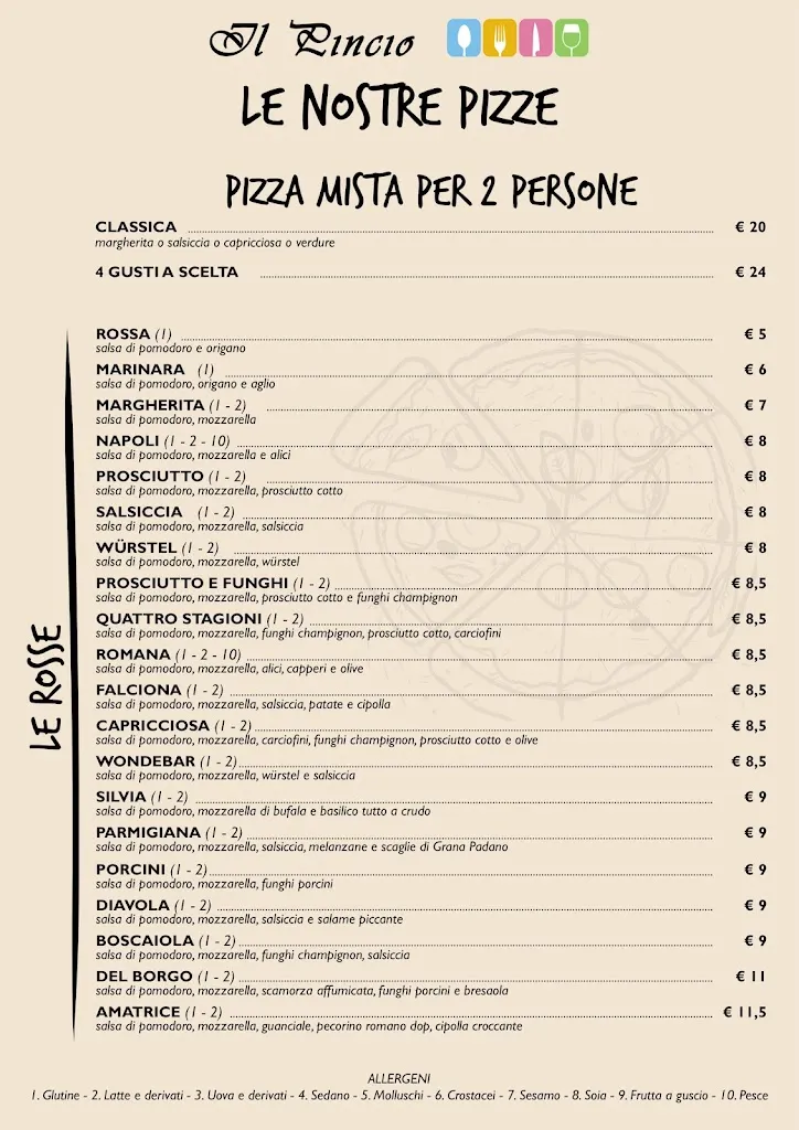 Menu_Ristorante Pizzeria Il Pincio_Pinocchio di Ancona_image_1