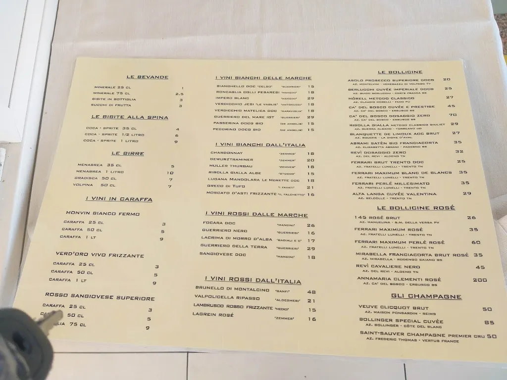 Menu_Italian Seafood Restaurant Moletto - Seaside of Pesaro_Pesaro_image_2