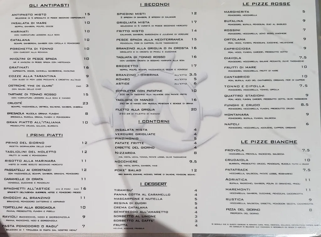 Menu_Italian Seafood Restaurant Moletto - Seaside of Pesaro_Pesaro_image_3