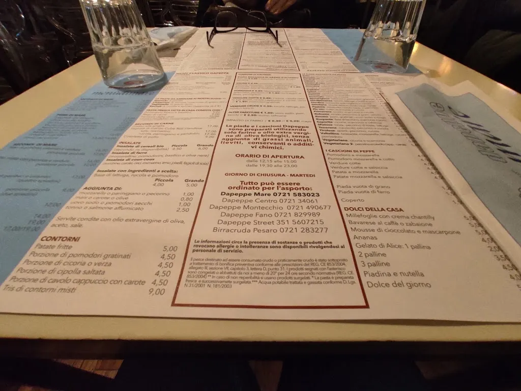 Menu_DaPeppe Mare - Piadineria Osteria_Pesaro_image_3