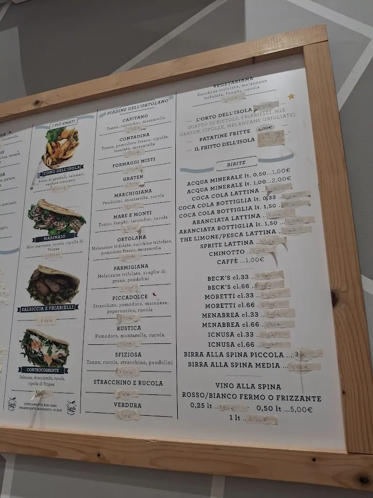Menu_L'isola dei Sapori Pesaro - Piadine ben farcite e primi piatti_Pesaro_image_3