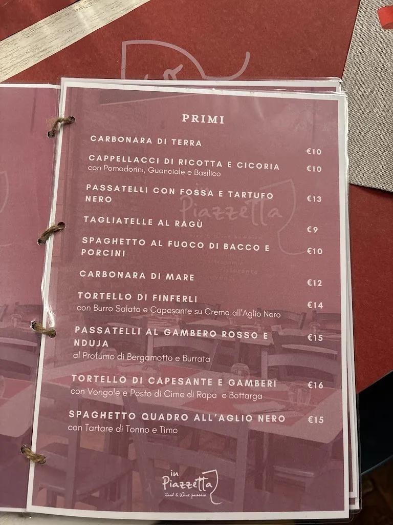 Menu_IN PIAZZETTA PESARO - FOOD & WINE PASSION_Pesaro_image_2