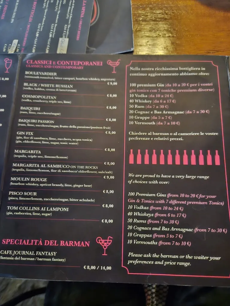 Menu_Café Journal – Ristorante di Pesce & Cocktail Bar_Pesaro_immagine_4