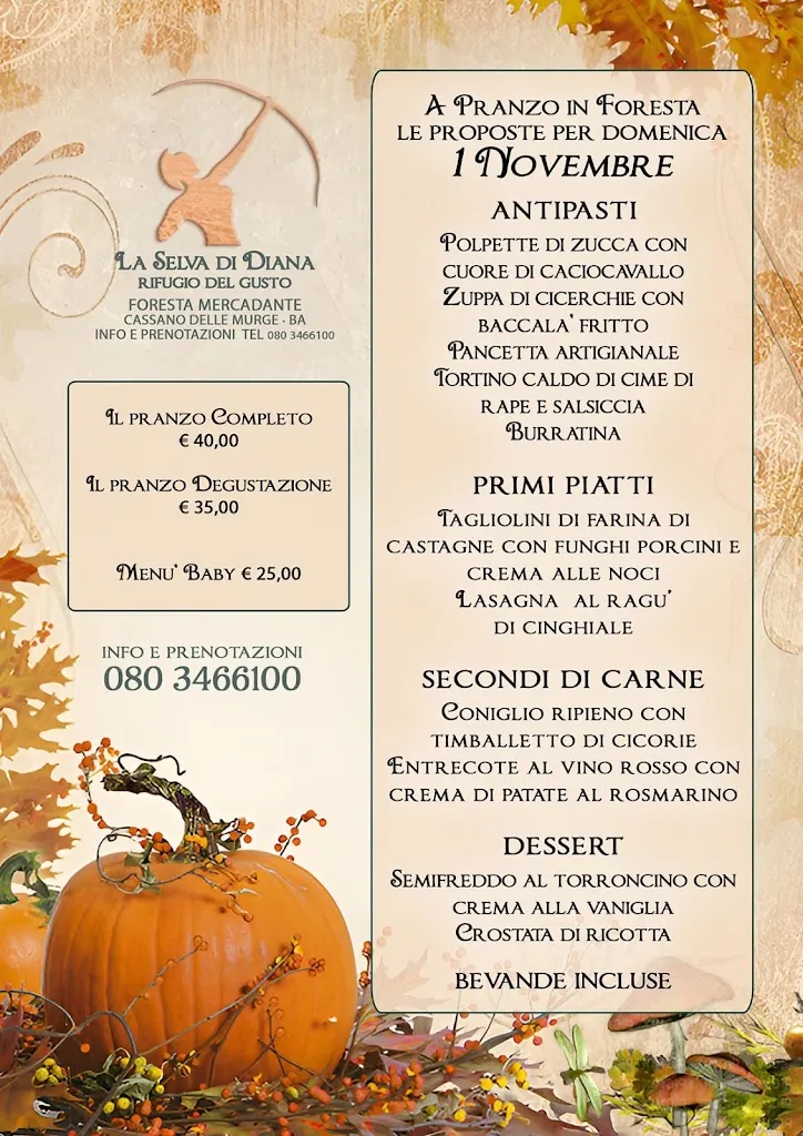 Menu_La Selva di Diana_Cassano delle Murge_image_3