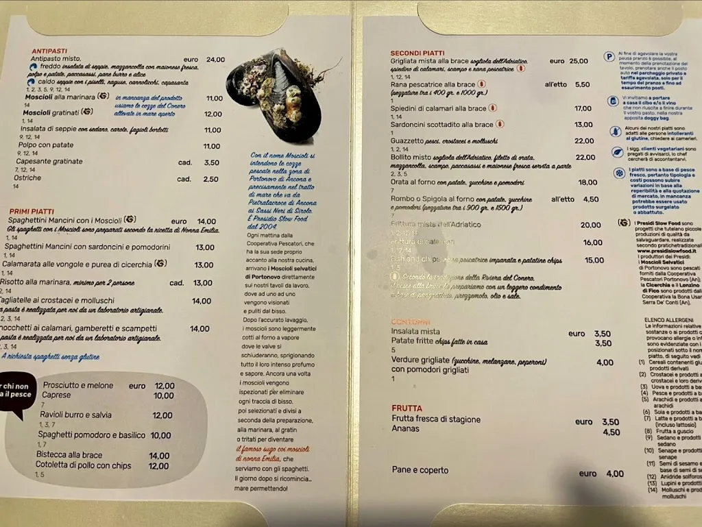 Menu_Ristorante Emilia - Baia di Portonovo_Provincia di Ancona_image_1