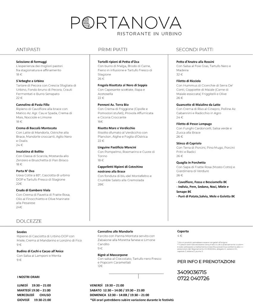 Menu_Portanova Ristorante in Urbino_Provincia di Pesaro e Urbino_image_2