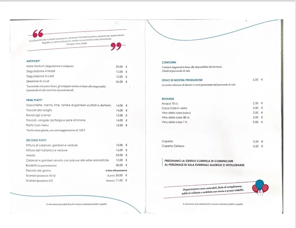 Menu_Osteria Salina Ristorantino d'Amare_Porto Sant'Elpidio_image_1