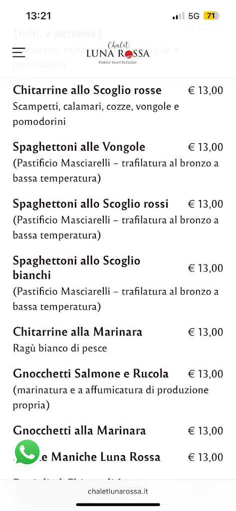 Menu_Chalet Luna Rossa_Porto Sant'Elpidio_image_3