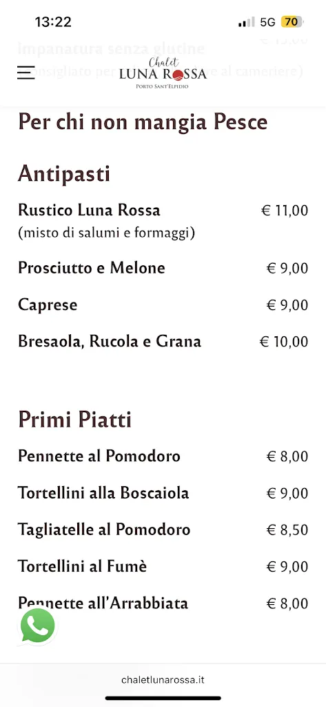 Menu_Chalet Luna Rossa_Porto Sant'Elpidio_image_4
