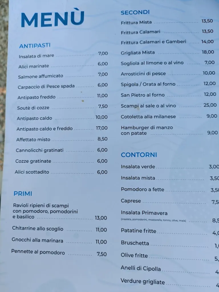 Menu_La Playa de Cococciò_Porto Sant'Elpidio_image_2