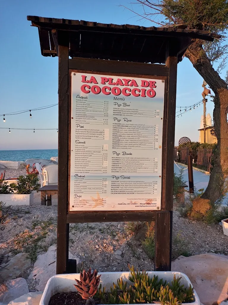Menu_La Playa de Cococciò_Porto Sant'Elpidio_image_4