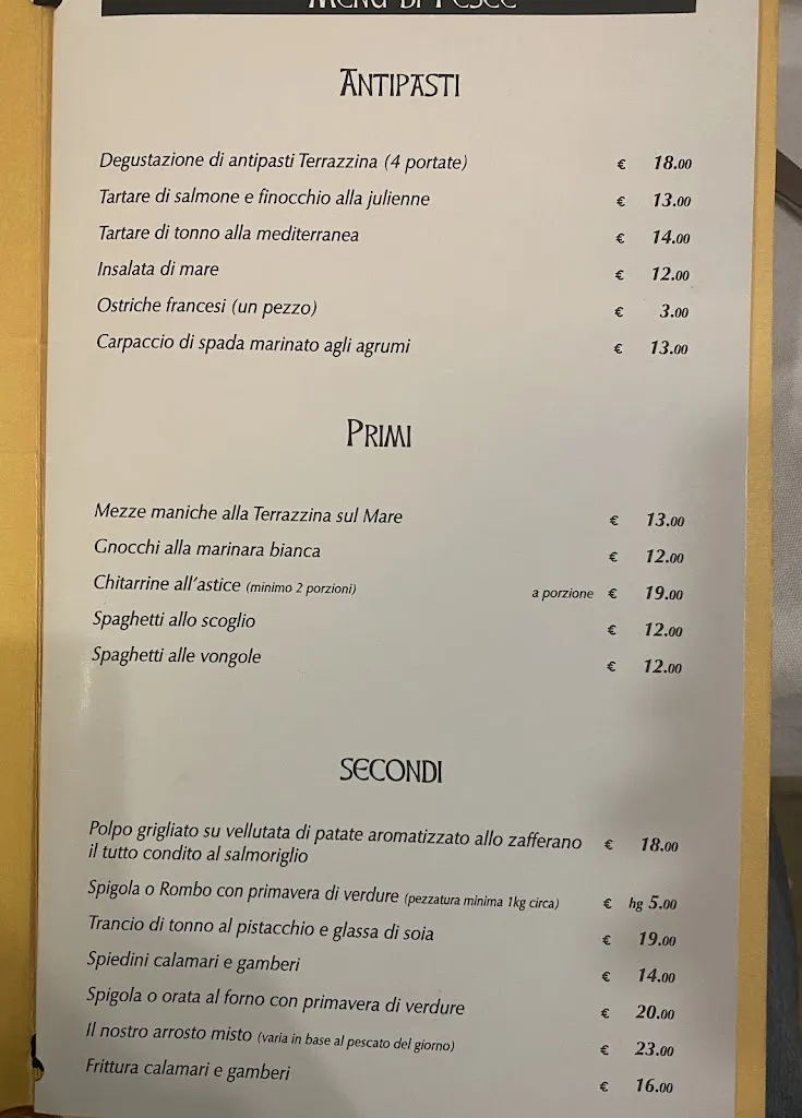 Menu_Ristorante La Terrazzina sul Mare_Porto Sant'Elpidio_image_1