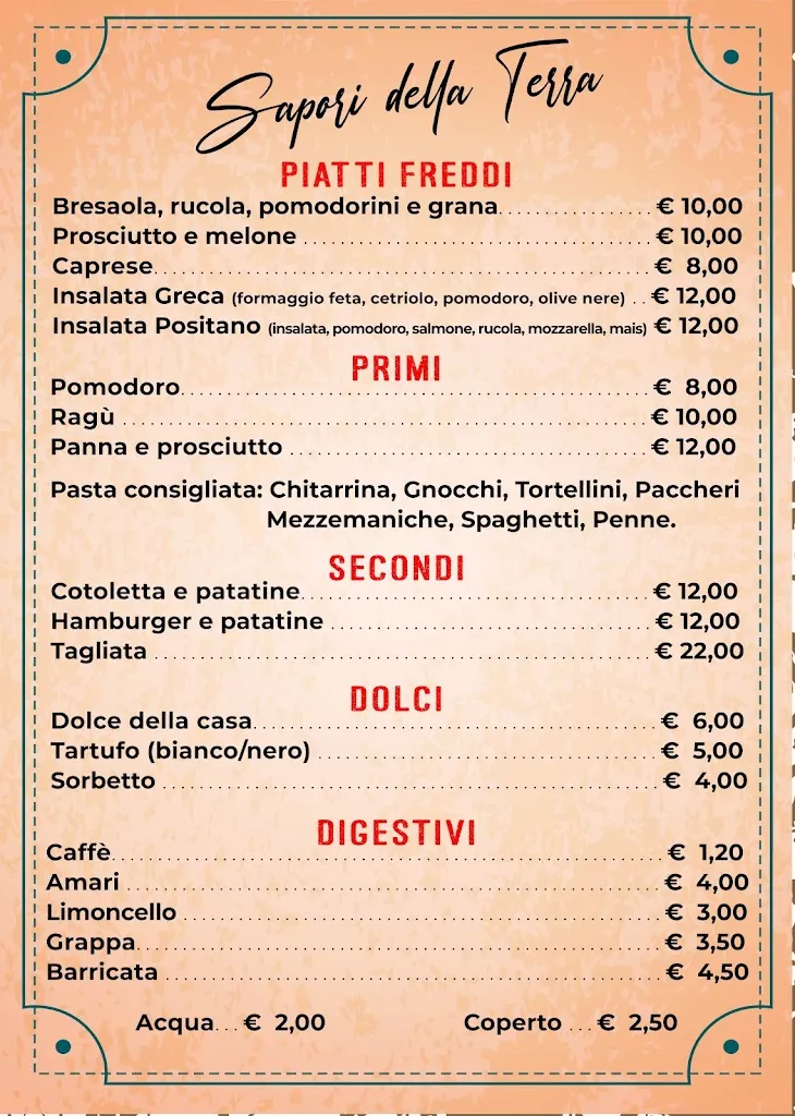 Menu_Ristorante Lido Positano - Porto Sant'Elpidio_Porto Sant'Elpidio_image_1