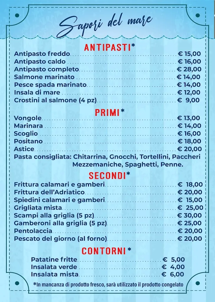 Menu_Ristorante Lido Positano - Porto Sant'Elpidio_Porto Sant'Elpidio_image_2