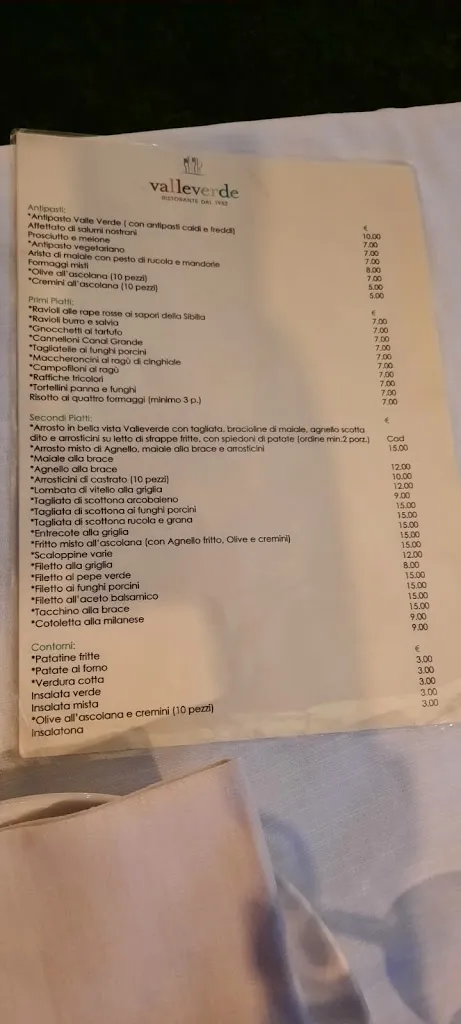 Menu_Ristorante Valle Verde, dal 1982_Ripatransone_image_3