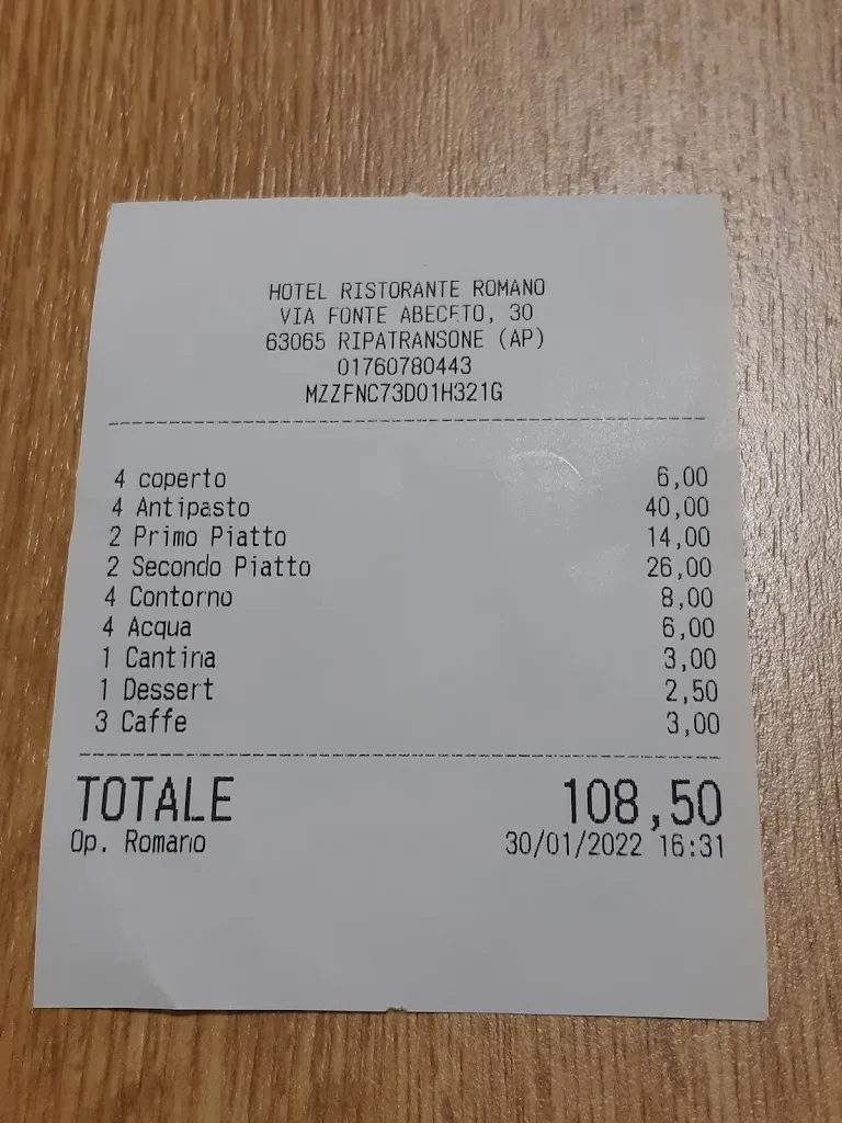 Angela B._Ristorante ROMANO_Ripatransone_review