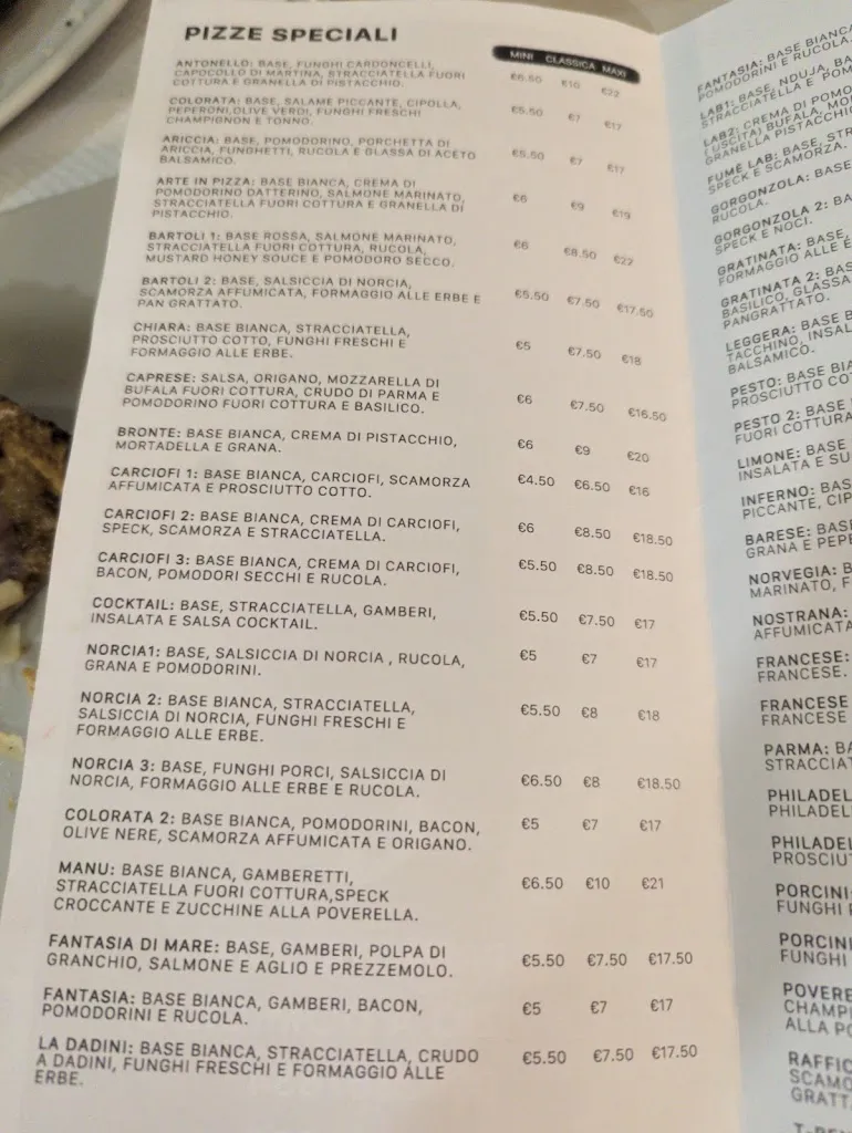 Menu_Pizzalab Cassano_Cassano delle Murge_image_3