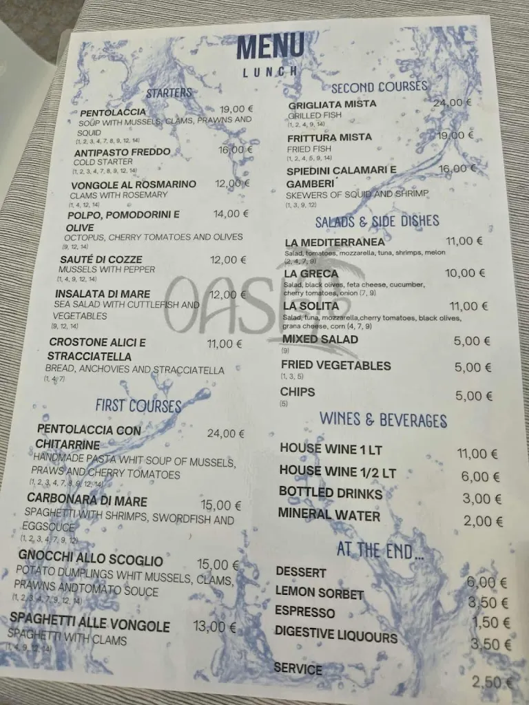 Menu_Balneare Oasi_Porto Recanati_image_1