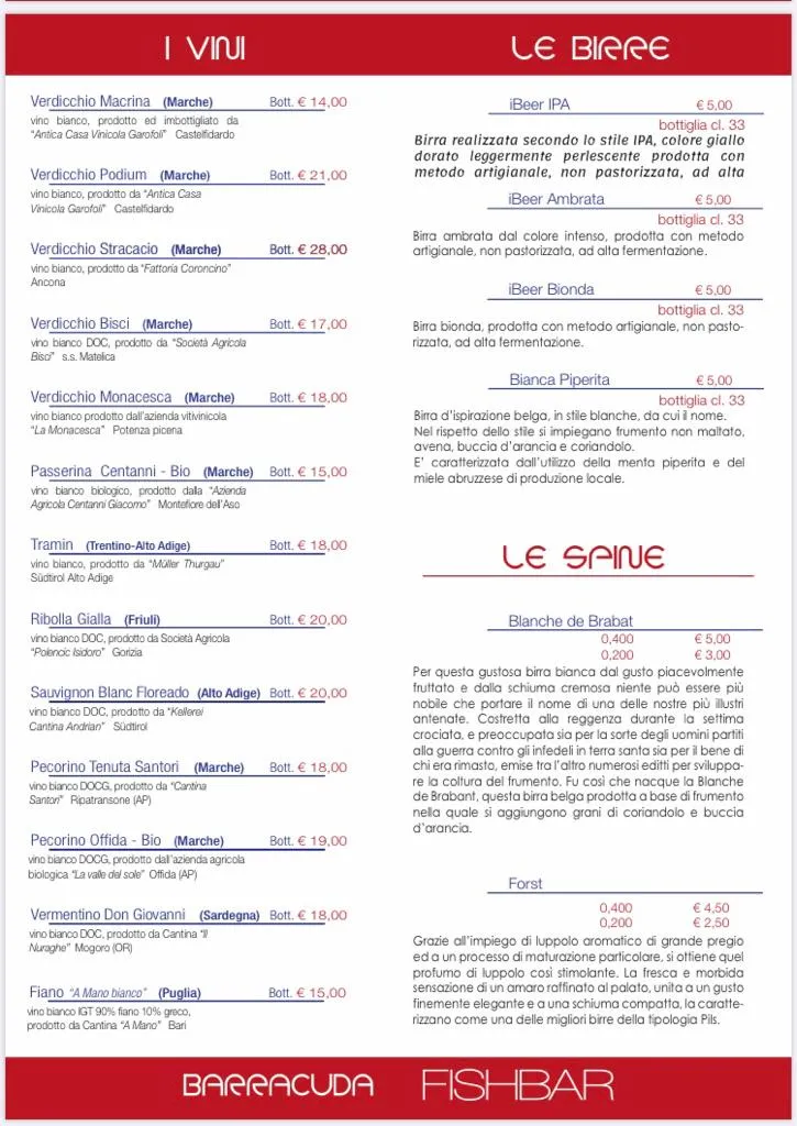 Menu_Barracuda Fish Bar_Porto Recanati_immagine_1