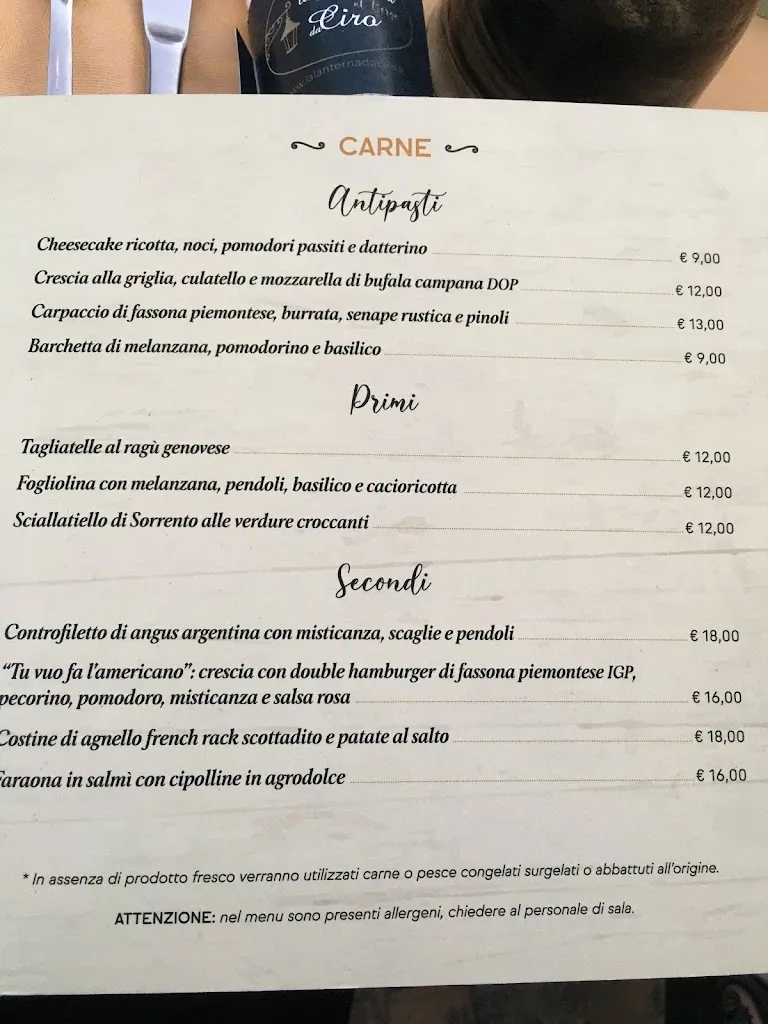 Menu_Ristorante La Lanterna al borgo da Ciro_San Marcello_image_3