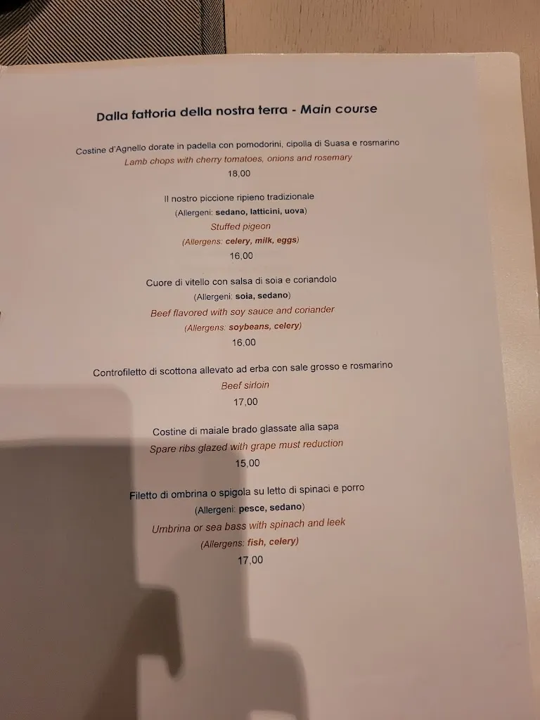 Menu_Ristorante @ Hotel Ristorante Giardino_San Lorenzo in Campo_image_4