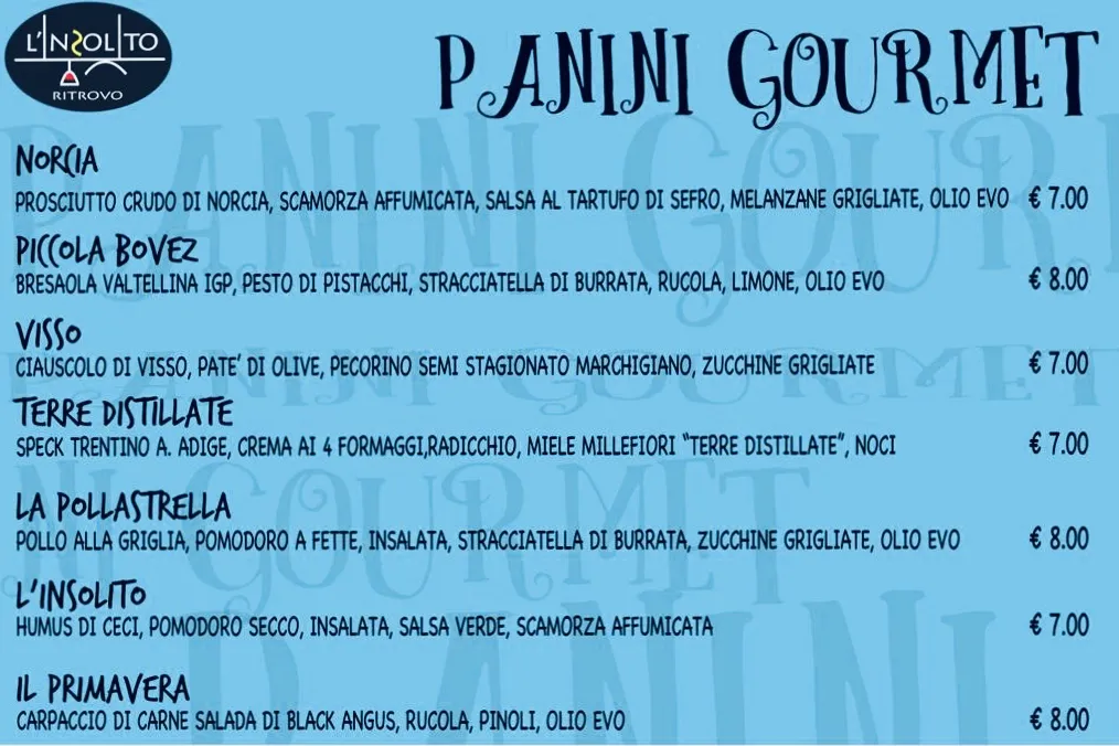 Menu_L'insolito Ritrovo_San Severino Marche_image_1