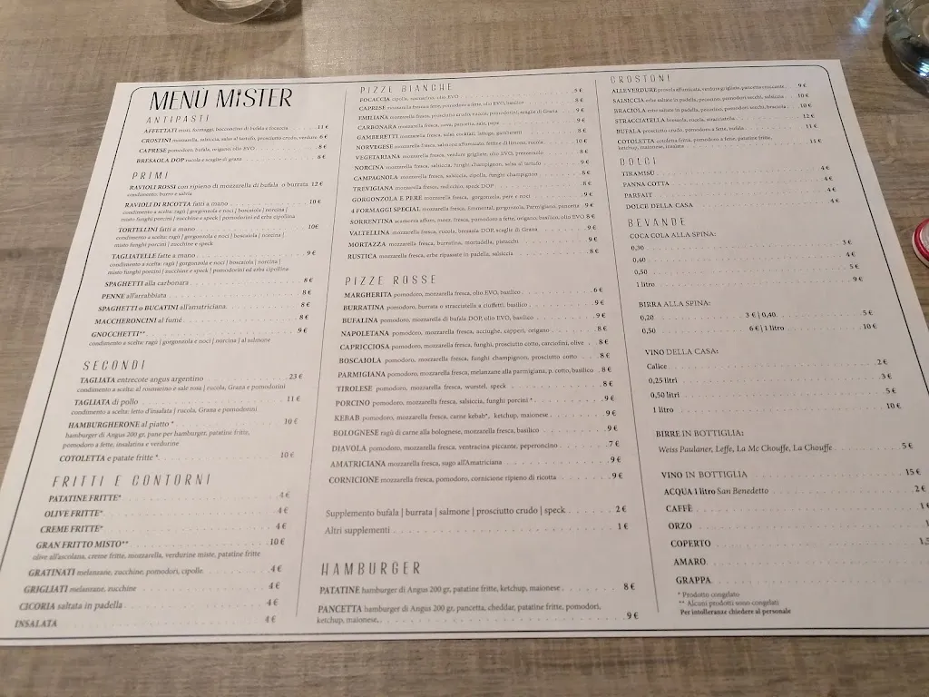 Menu_MISTER ristorante pizzeria_San Severino Marche_image_1