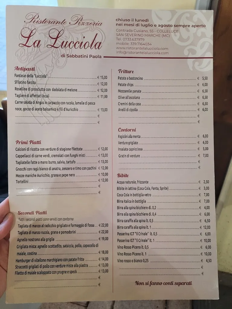 Menu_Ristorante Pizzeria La Lucciola_San Severino Marche_image_2