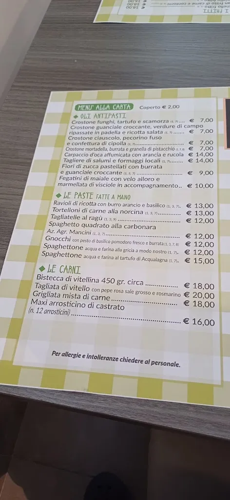 Menu_Ristorante da Francesco Scuriattibar_San Severino Marche_image_1