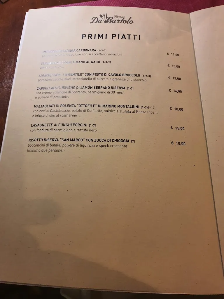 Menu_Restaurant La Taverna di Bartolo_Sassoferrato_image_3
