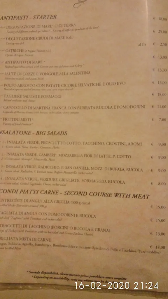 Menu_Gusto_Castrignano De' Greci_image_1