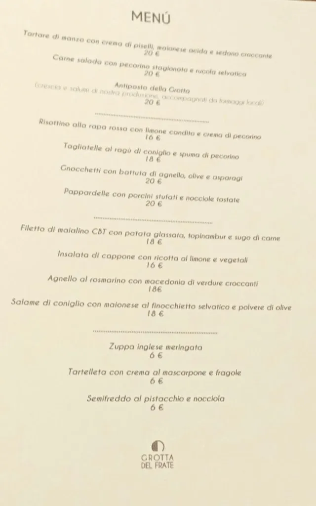 Menu_La Grotta del Frate_Staffolo_image_1