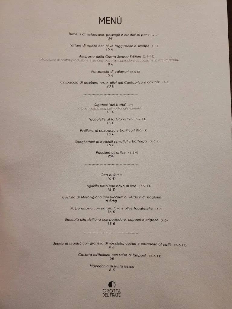 Menu_La Grotta del Frate_Staffolo_image_2