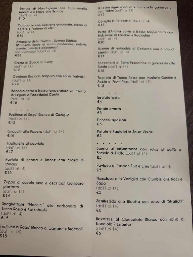 Menu_La Grotta del Frate_Staffolo_image_3