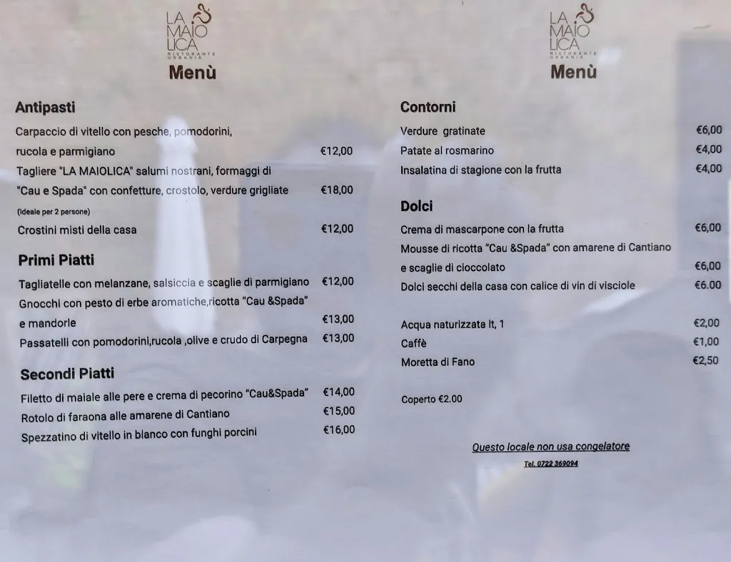 Menu_LA MAIOLICA RISTORANTE_Urbania_immagine_3