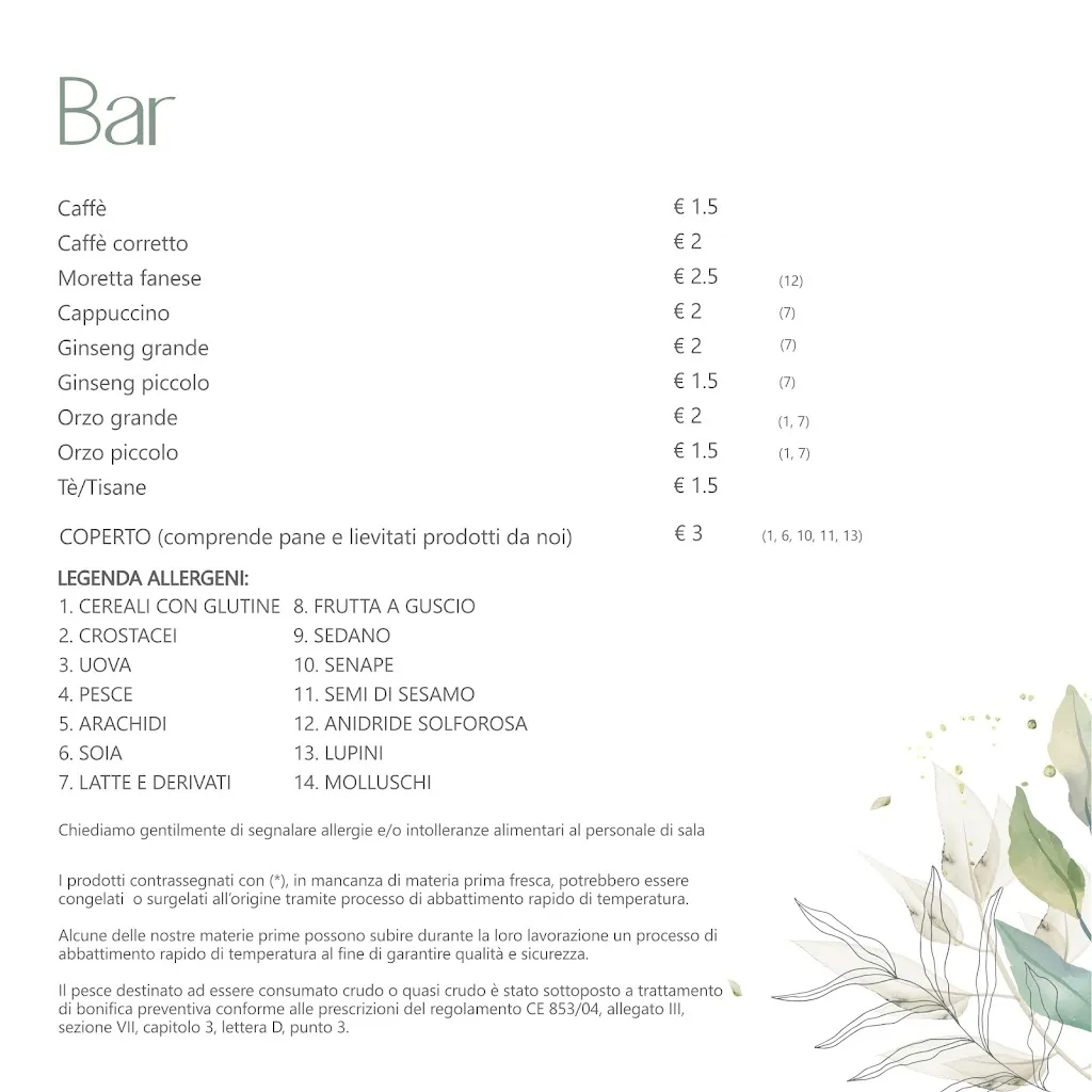 Menu_Amici Miei Ristorante Pizzeria_Urbino_image_1