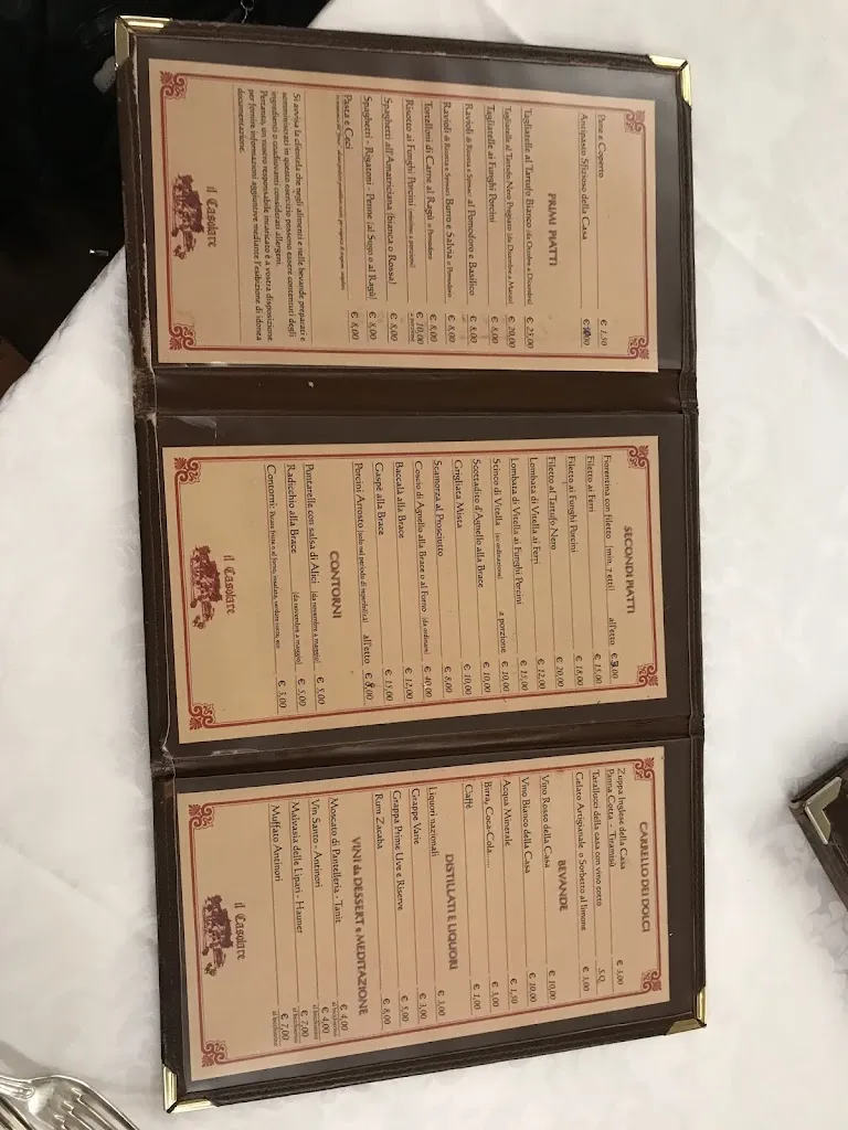 Menü_Il Casolare Ristorante_Venarotta_Bild_1