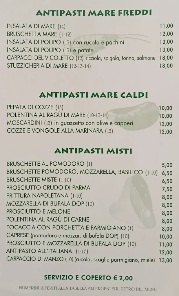 Menu_Ristorante Pizzeria Al Vicoletto da Michele_Senigallia_image_1