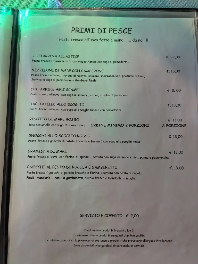 Menu_La Lampara Ristorante di pesce_Senigallia_image_3