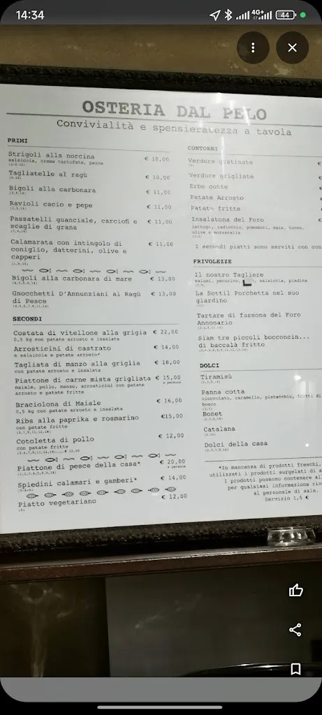 Menu_Dal Pelo ~ Antica Macelleria Canestrari_Senigallia_image_3