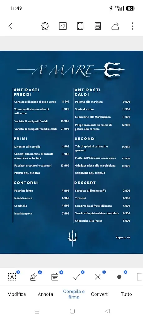 Menu_Ristorante A' Mare_Senigallia_image_3